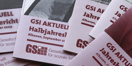 GSI-Aktuell – Gesellschaften für soziale Initiativen © Martin Bruner Sombrero Design