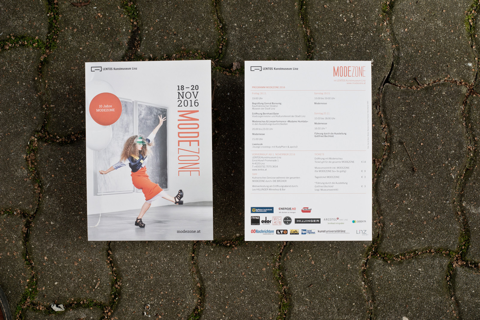 Modezone Linz Lentos 2016 – Gestaltung © Martin Bruner Sombrero Design