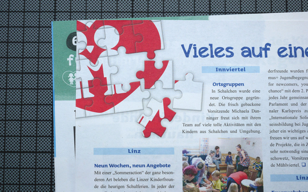 Wir Lesen! Kinderfreunde Oberösterreich – Vereinszeitung © Martin Bruner Sombrero Design